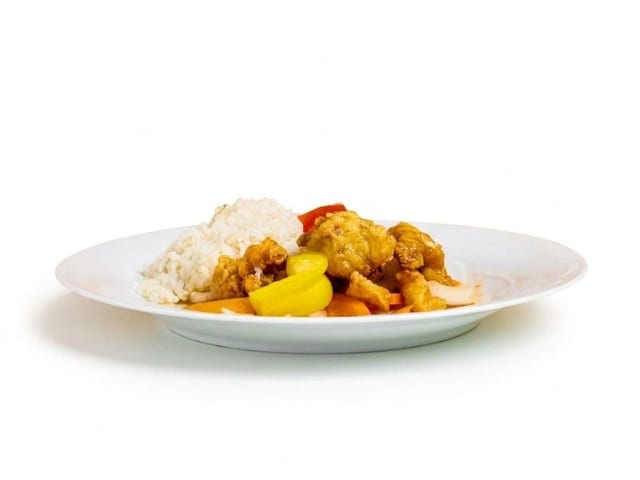 Sweet & Sour Chicken.