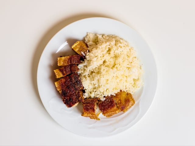 Pork Belly & Rice.